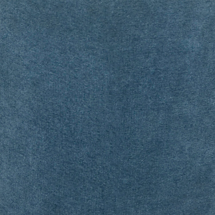 Tabouret Demi de hauteur comptoir en tissu d’apparence velours et en métal - bleu marine