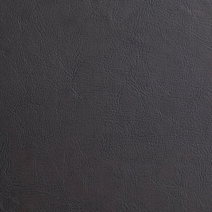 Lit plateforme rembourré Clay de Kort & Co. en tissu de cuir végétalien brun capitonné - format grand lit