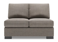  Causeuse sans accoudoirs Track de la collection Sofa Lab - Luna Smoke 