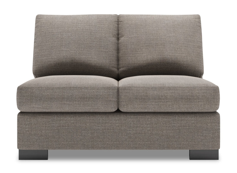 Causeuse sans accoudoirs Track de la collection Sofa Lab - Luna Smoke