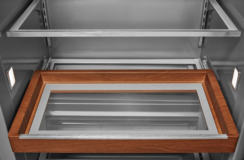 Réfrigérateur KitchenAid de 30 pi³ et de 48 po à compartiments juxtaposés - panneau personnalisable - KBSN708MPA