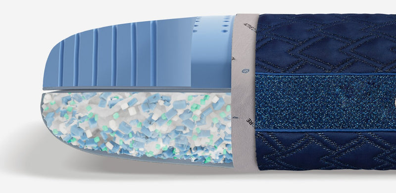 Oreiller haute performance Night Ice 2.0 de BEDGEAR - pour dormeur sur le dos