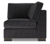 Fauteuil carré en coin Track de la collection Sofa Lab - Luxury Charcoal