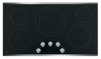  Surface de cuisson électrique GE de 36 po à 5 éléments - acier inoxydable noir - JP3036SLSS