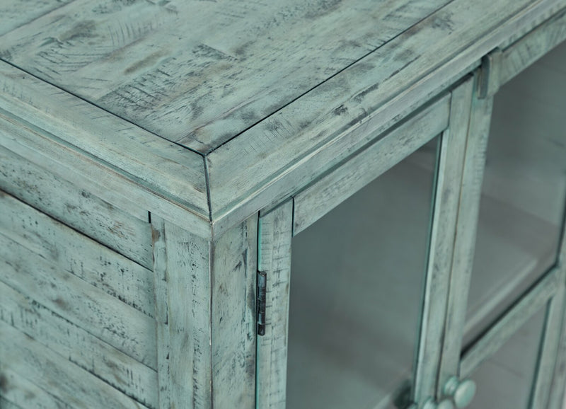 Armoire décorative Rocco de 32 po avec 2 portes - bleu antique