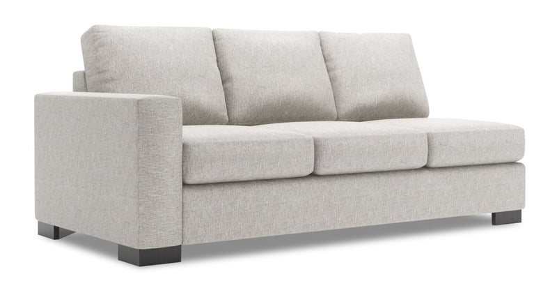 Sofa-lit de gauche Track de la collection Sofa Lab - Luxury Silver
