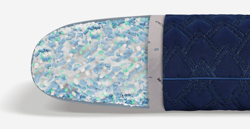 Oreiller haute performance Night Ice 0.0 de BEDGEAR - pour dormeur sur le ventre