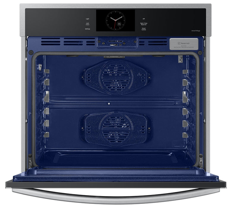 Four mural simple électrique Samsung de 5,1 pi³ et de 30 po avec cuisson à la vapeur et Air Sous Vide - acier inoxydable - NV51CG600SSRAA