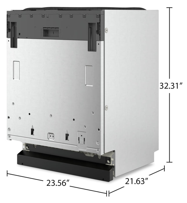 Lave-vaisselle encastré KitchenAid de 24 po et de 44 dBA avec commandes sur le dessus - panneau personnalisable - KDTF324PPA