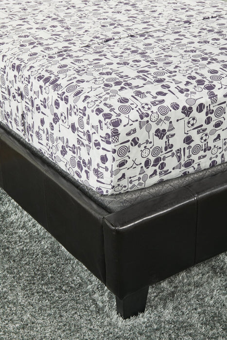 Ensemble de draps Joey 3 pièces en coton pour lit simple