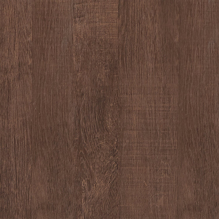 Armoire décorative de rangement Warren de 47,25 po avec porte coulissante de style grange - chêne noyer