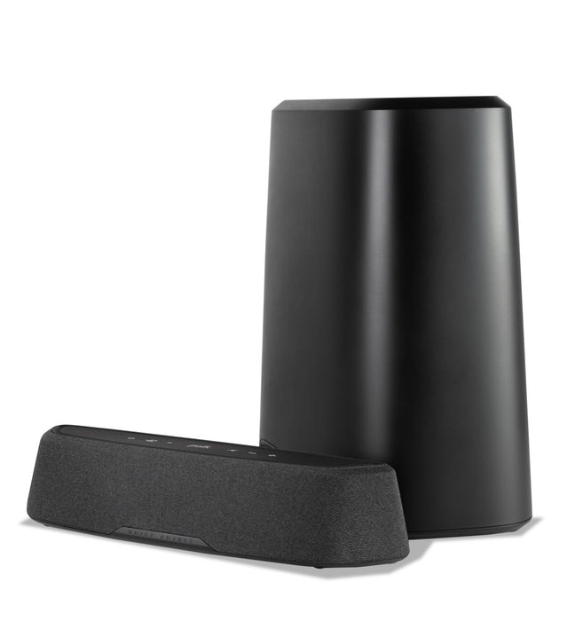 Barre de son à 3.1 canaux POLK avec DolbyMD Digital, DTS:X, son 3D et caisson d’extrêmes graves sans fil (MagniFi Mini AX)