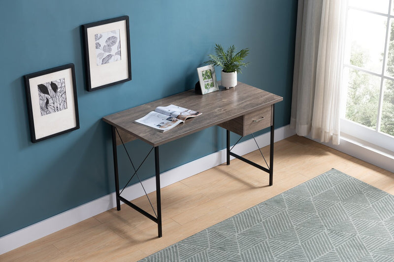 Bureau Ivan de 47,25 po avec tiroir - noisette