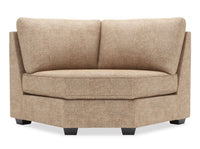  Fauteuil courbé en coin Roll de la collection Sofa Lab - Luxury Taupe 