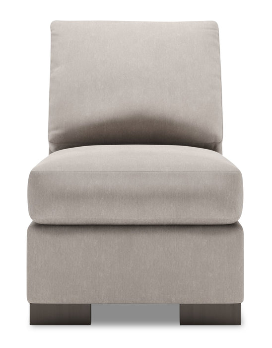 Fauteuil sans accoudoirs Track de la collection Sofa Lab - Pax Slate
