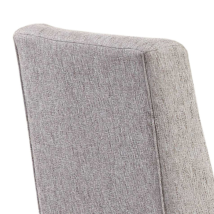 Chaise de salle à manger Cedar en tissu de polyester et en pin - beige