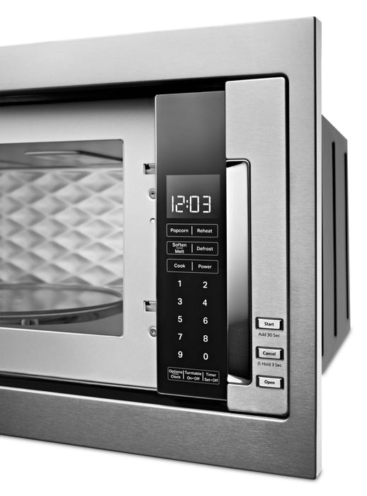 Four à micro-ondes encastré KitchenAid de 1,1 pi3 avec cuisson à 900 W - acier inoxydable - YKMBT5011KS