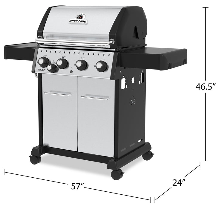 Barbecue à gaz propane de 40 000 BTU Broil King CrownMCde série S 440 - 865364