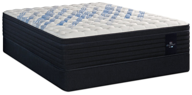 Ensemble matelas à Euro-plateau ProHD Vanguard 3.0 Hybrid iComfortMD de Serta pour lit double