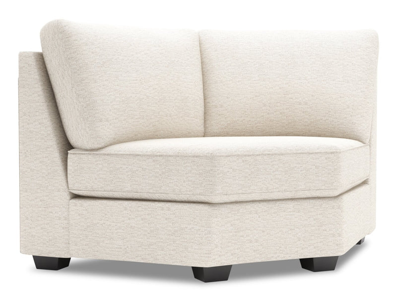 Fauteuil courbé en coin Roll de la collection Sofa Lab - Luxury Sand