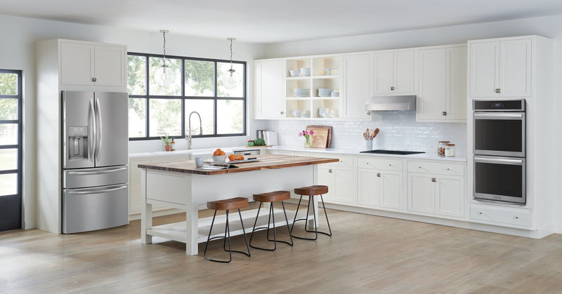 Four mural double électrique Frigidaire Gallery de 3,8/3,8 pi³ et de 27 po avec convection totale - acier inoxydable Smudge-ProofMD - GCWD2767AF