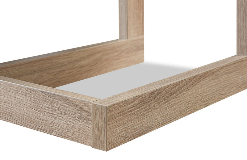 Table de fauteuil Orrie de 11,75 po en forme de C - taupe