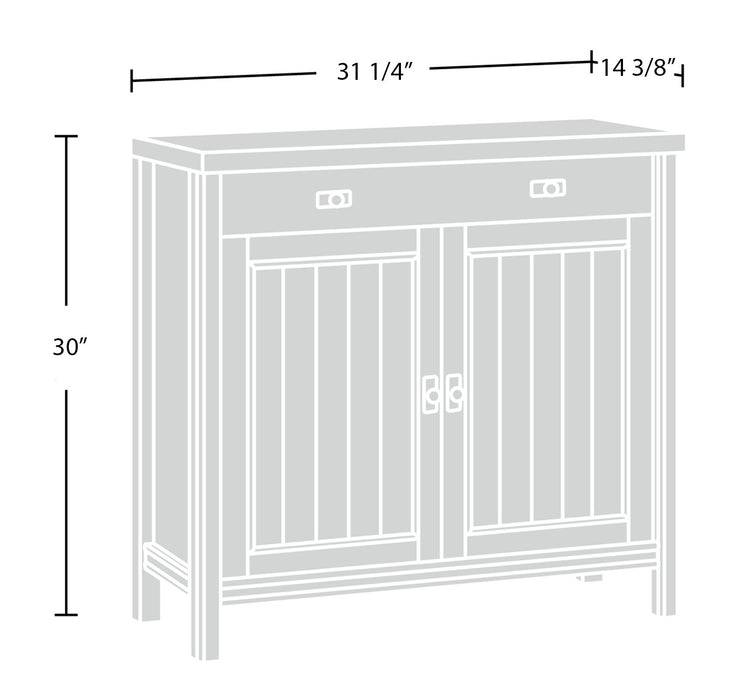 Armoire de rangement décorative Costa de 31,3 po - marron blanchi