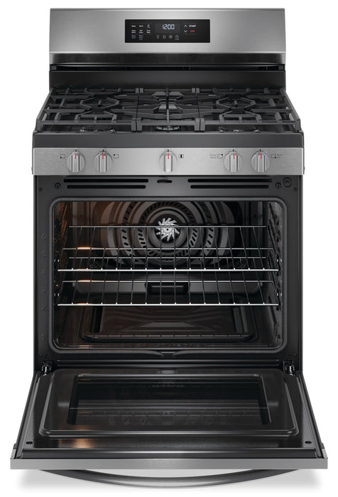 Cuisinière à gaz Frigidaire de 5,1 pi³ avec friture à air et cuisson par convection - acier inoxydable - FCRG3083AS