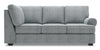 Sofa de droite pour rallonge Roll de la collection Sofa Lab - Luna Pewter