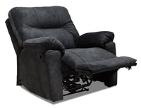  Fauteuil coulissant inclinable Gybson de 38 po fabriqué au Canada en tissu - gris graphite