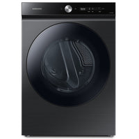 Sécheuse électrique Samsung de 7,6 pi³ avec vapeur - acier inoxydable noir - superposable - DVE53BB8…