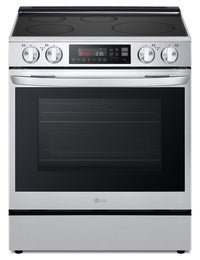 Cuisinière intelligente à induction LG de 6,3 pi³ avec friture à air et convection ProBake Convectio…