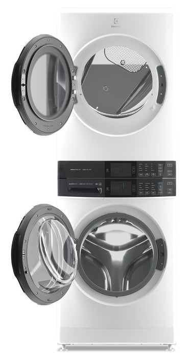 Tour de buanderie Laundry TowerMC à la vapeur Electrolux à chargement frontal de 5,2/8,0 pi³ - blanche - ELTE760CAW