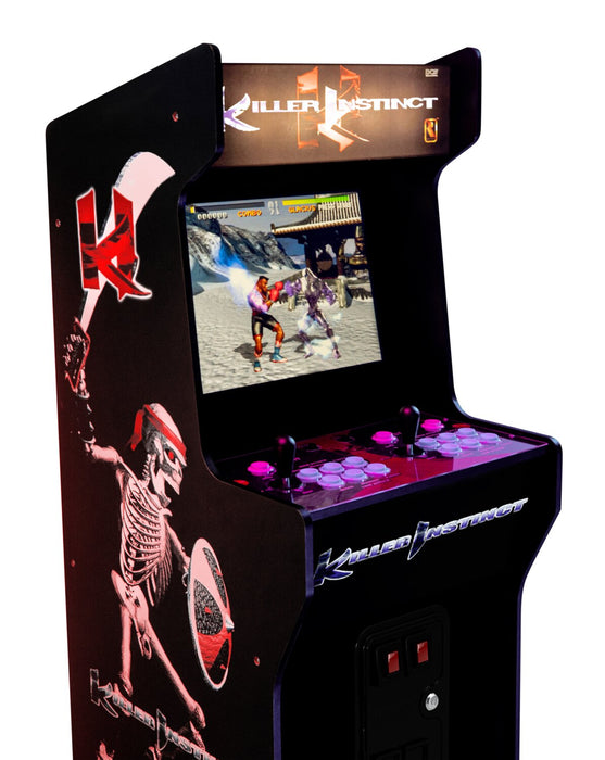 Borne d’arcade Killer InstinctMC de Arcade1Up avec plateforme