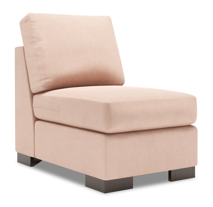Fauteuil sans accoudoirs Track de la collection Sofa Lab - Pax Rose