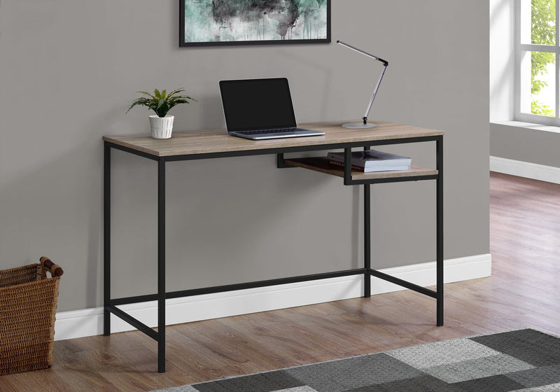 Bureau Franzie de 48 po avec tablette - taupe