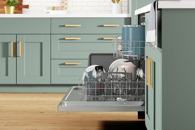 Lave-vaisselle encastré Whirlpool de 24 po et de 50 dBA avec commandes sur le dessus - acier inoxydable résistant aux traces de doigts - WDT740SALZ