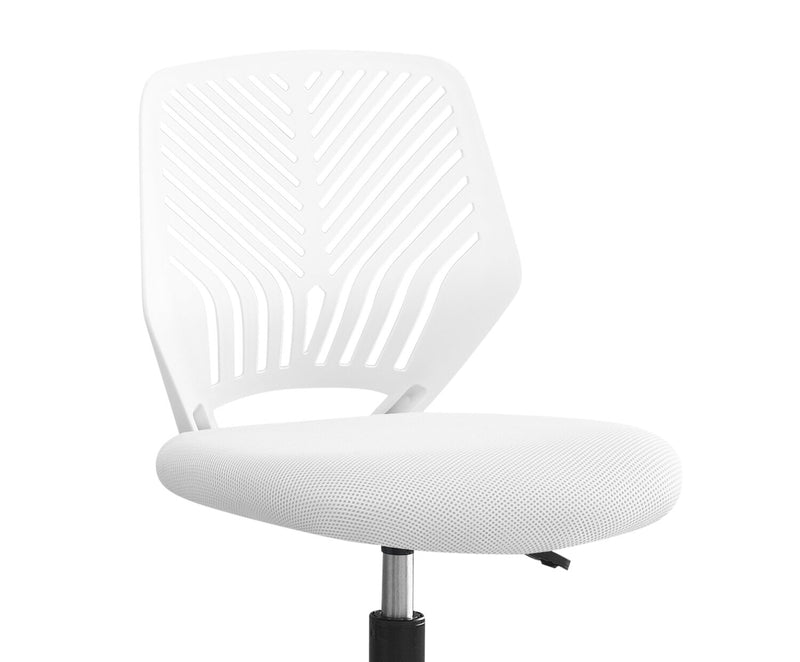 Chaise de bureau Luke de 20 po pour enfants - blanche