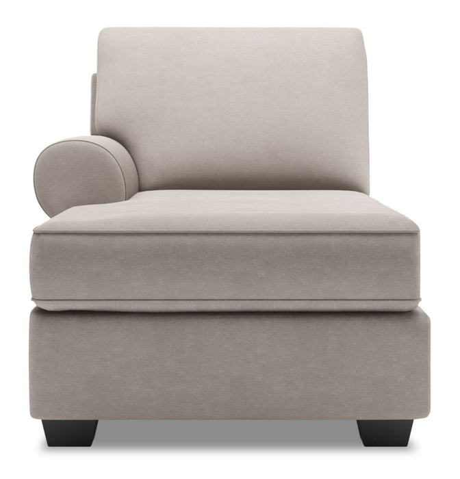 Fauteuil long de droite Roll de la collection Sofa Lab - Pax Slate