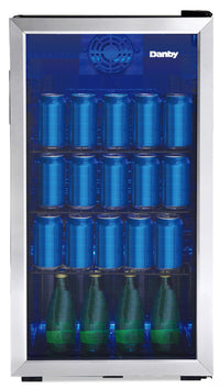 Refroidisseur à boissons Danby de 3,1 pi³ et de 17,5 po à 1 porte - acier inoxydable - DBC117A1BSSDB…
