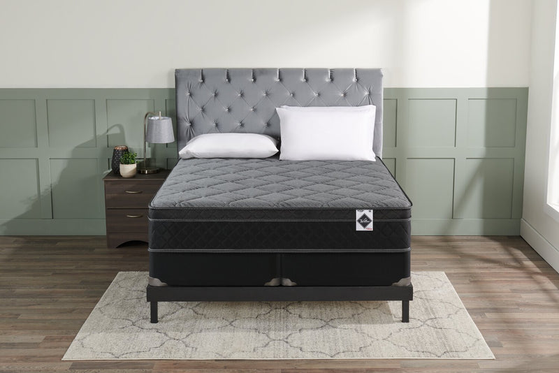Ensemble matelas à Euro-plateau divisé dans une boîte Aspen de Springwall pour grand lit