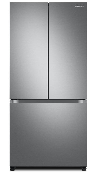 Réfrigérateur Samsung de 17,5 pi³ et de 33 po à portes françaises de profondeur comptoir - acier inoxydable - RF18A5101SR/AA