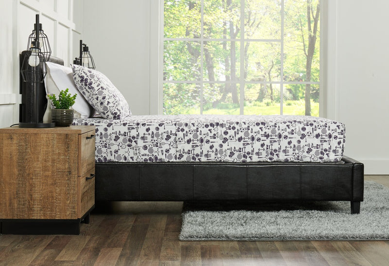 Ensemble de draps Joey 3 pièces en coton pour lit simple