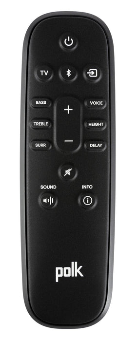  Barre de son à 5.1.2 canaux POLK avec Dolby AtmosMD, DTS:X, son 3D et caisson d’extrêmes graves sans fil (Magnifi MAX AX)