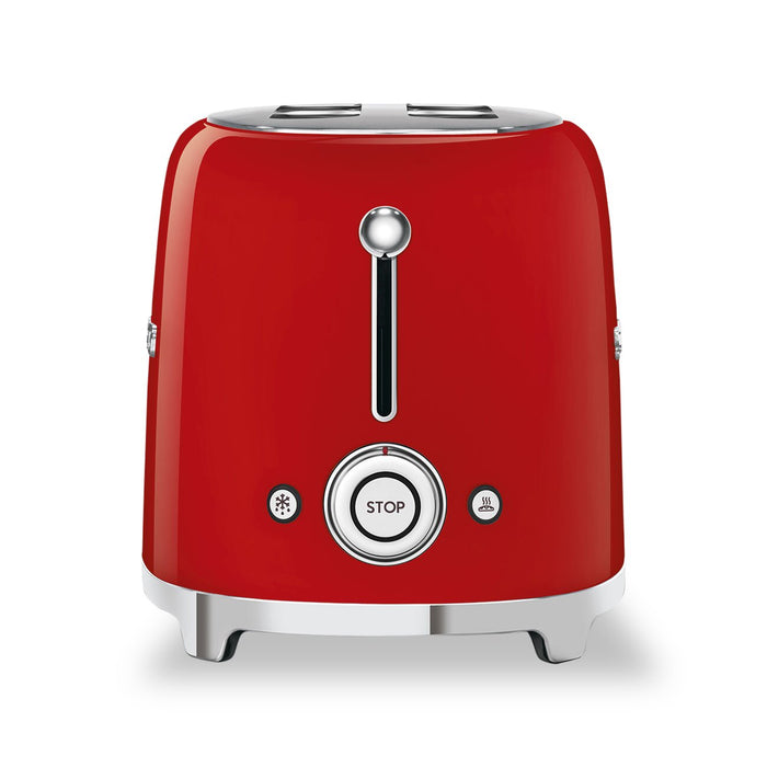 Grille-pain classique Smeg à 2 tranches - TSF01RDUS