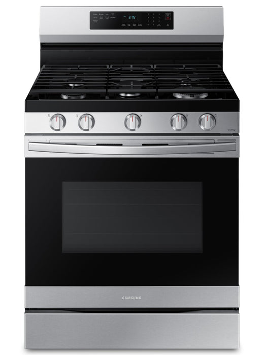 Cuisinière intelligente à gaz amovible Samsung de 6 pi³ avec friture à air - acier inoxydable - NX60A6511SS/AA