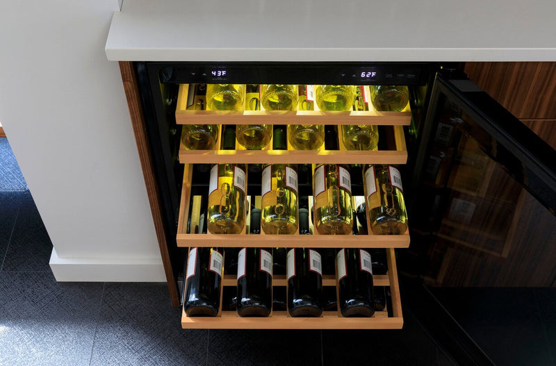 Refroidisseur à vin Profile de 4,8 pi³ et de 24 po - acier inoxydable - PWS06DSPSS