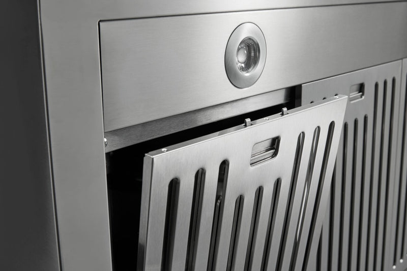 Hotte de cuisinière murale professionnelle de style pyramidal Thor Kitchen de 48 po - TRH48P