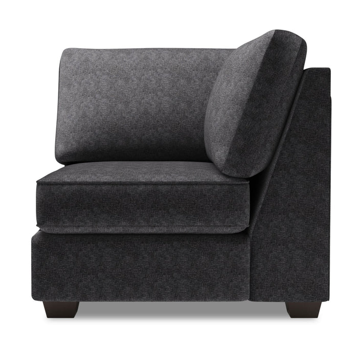 Fauteuil carré en coin Roll de la collection Sofa Lab - Luxury Charcoal