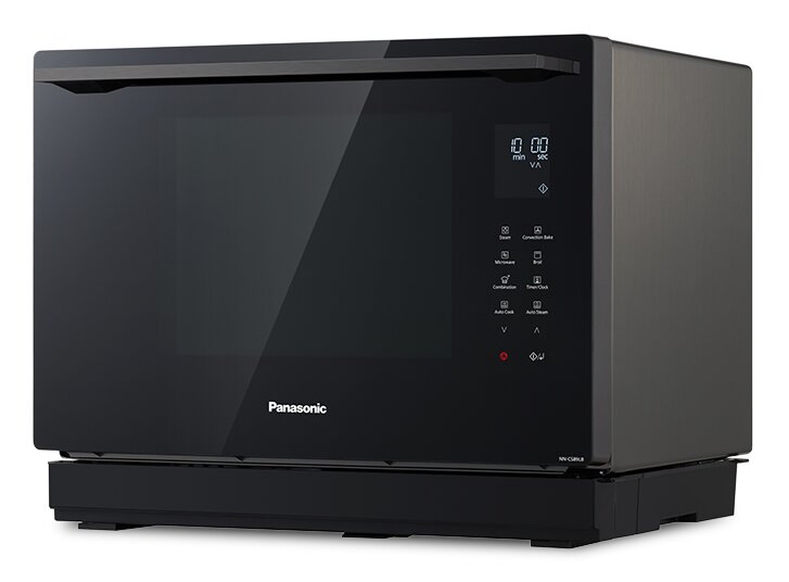 Four à micro-ondes de comptoir Panasonic de 1,1 pi³ avec four à la vapeur combiné et 2 niveaux de cuisson par convection véritable - gris - NNCS89LB